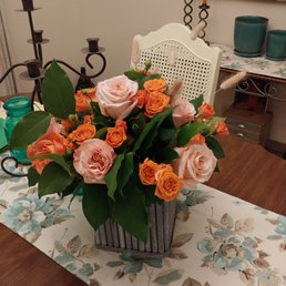 The beautiful arrangement I received yesterday. The beautiful arrangement I received yesterday.