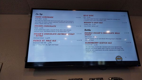 Menu photo 1 Sand Creek Brewing Black River Falls, WI Menu photo 1 Sand Creek Brewing Black River Falls, WI