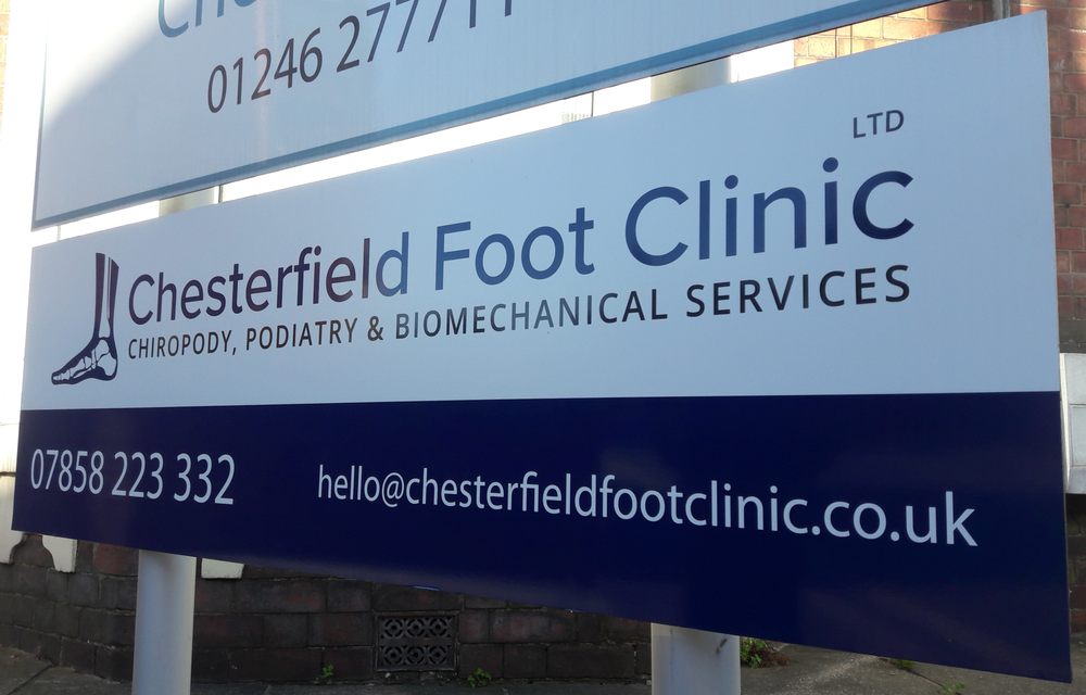 CHESTERFIELD FOOT CLINIC Podiatrists 45 Clarence Road, Chesterfield
