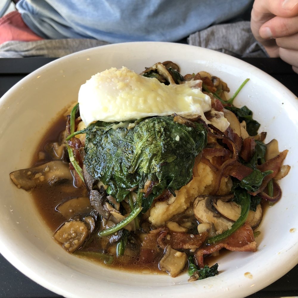Kitchenette - Mushroom polenta - Breakfast & Brunch Near Me - Templeton, California Kitchenette - Mushroom polenta - Breakfast & Brunch Near Me - Templeton, California