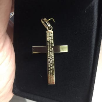 MacKinnon Jewelers - Beautiful work!! Spanish engraved gold cross. - Jewelry Near Me - Trinity, Florida