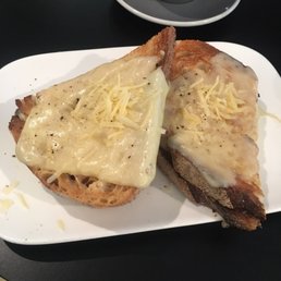 Triple cheese toastie with sourdough
