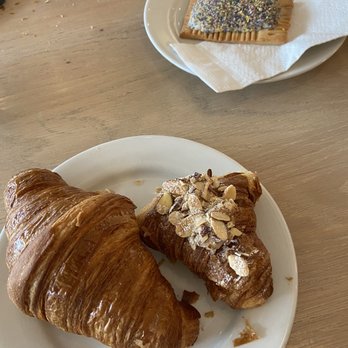 Bakery Lorraine - Strawberry Pop Pastry, Croissant, Almond Croissant - Bakeries Near Me - Austin, Texas