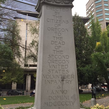 Lownsdale Square - In memory of the dead of the Second Oregon Volunteer Infantry. - Parks Near Me - Portland, Oregon Lownsdale Square - In memory of the dead of the Second Oregon Volunteer Infantry. - Parks Near Me - Portland, Oregon