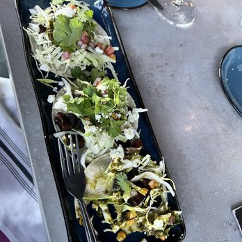 Tap & Barrel - Burnt Ends Tacos- really delicious but a little hard to eat - Wine Bars Near Me - Richland, Washington Tap & Barrel - Burnt Ends Tacos- really delicious but a little hard to eat - Wine Bars Near Me - Richland, Washington