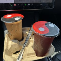 Vietnamese coffee and Black Iced Tea