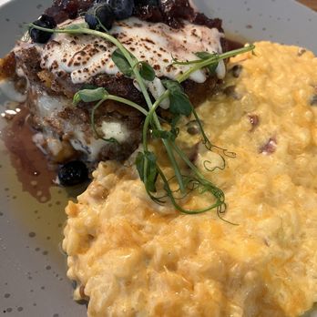 Tres Puntos - Pastelon and Risotto either chorizo - Caribbean Near Me - San Juan, Puerto Rico