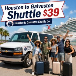 Houston to Galveston Shuttle for $39