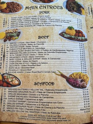 Menu photo 7 El Siboney Overseas Marathon, FL Menu photo 7 El Siboney Overseas Marathon, FL