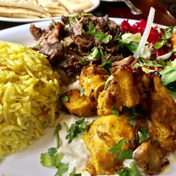 Cafe Turko - Ali Nazik with lamb & chicken. Chicken is better than the lamb IMO - Halal Near Me - Seattle, Washington
