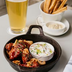 Butterfield - Korean Chicken Wings + Classic Fries on Butterfield Bar Menu