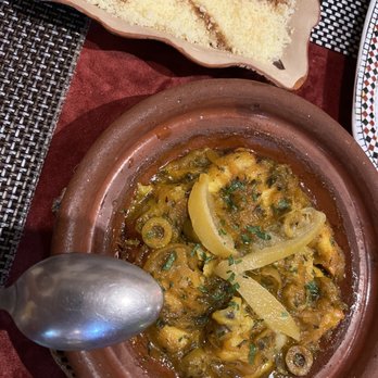 Al Medina - Chicken tagine with preserved lemons and olives - Moroccan Near Me - Seville, SE