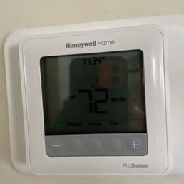 New thermostat. New thermostat.