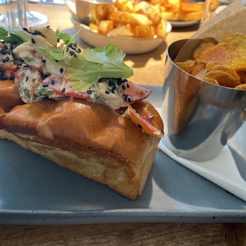 The Kitchen American Bistro - I literally just came back from New Hampshire where lobster rolls are THE thing to get.  This one stood very strong in comparison.  DELISH - Bars Near Me - Boulder, Colorado