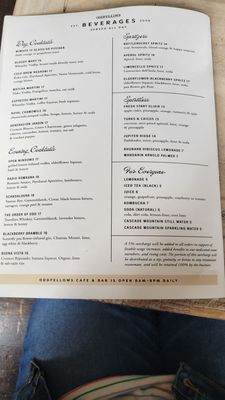 Menu photo 7 Oddfellows Cafe & Bar Seattle, WA