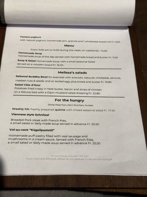 Menu photo 4 Melissa‘s Kitchen Luzern, LU