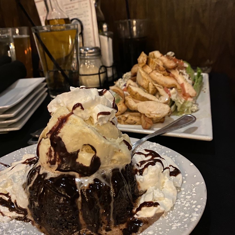 Fiammé - Chocolate Lava Cake and Wedge Salad - Pizza Near Me - Naperville, Illinois Fiammé - Chocolate Lava Cake and Wedge Salad - Pizza Near Me - Naperville, Illinois