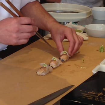 Yasu - Chef prepping the sushi - Japanese Near Me - Toronto, Ontario Yasu - Chef prepping the sushi - Japanese Near Me - Toronto, Ontario