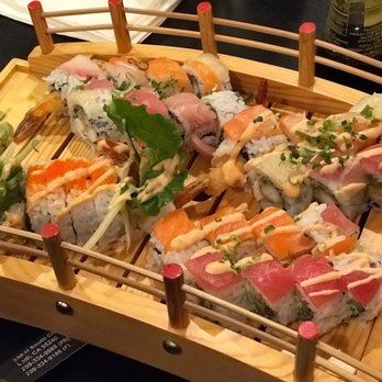 Hazumi Sushi Bar - Sweet boat, wish the sushi was tastier! - Japanese Near Me - Granite Bay, California Hazumi Sushi Bar - Sweet boat, wish the sushi was tastier! - Japanese Near Me - Granite Bay, California