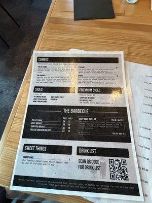 Menu photo 2 Slows Bar BQ Berkley, MI