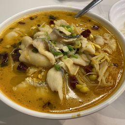 Golden Soup Boiled Sauerkraut Fish with Veggies Golden Soup Boiled Sauerkraut Fish with Veggies