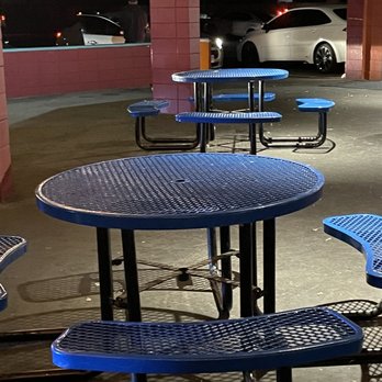 Drive-In Solano - Seating outside concession - Drive-In Theater Near Me - Concord, California