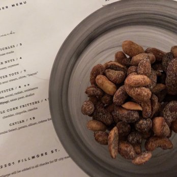 The Snug - Beer Nuts w/ honey, cayenne | $4 - Cocktail Bars Near Me - San Francisco, California