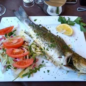 Il Pirata delle Cinque Terre - Sea bass (aka branzino, as we know it). - Italian Near Me - Vernazza, SP