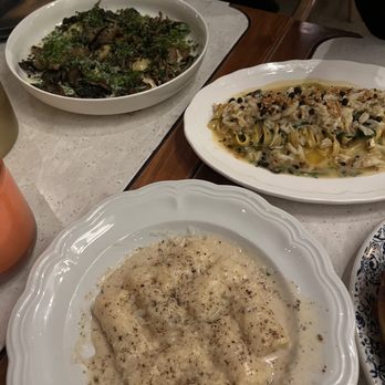Speck Italian Eatery - Cacio e pepe, fungi, crab pasta dish - Italian Near Me - Columbus, Ohio Speck Italian Eatery - Cacio e pepe, fungi, crab pasta dish - Italian Near Me - Columbus, Ohio