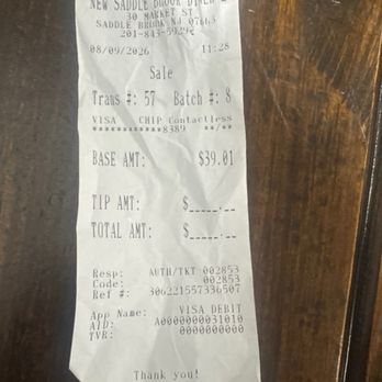 Saddle Brook Diner - receipts - Diners Near Me - Saddle Brook, New Jersey Saddle Brook Diner - receipts - Diners Near Me - Saddle Brook, New Jersey