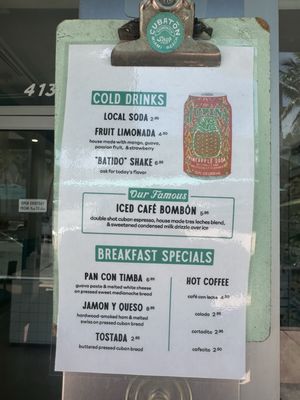 Menu photo 5 Cubatón Sandwich Shop Miami Beach, FL