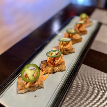 Sayori - Crispy Rice Tuna ($10 happy hour) - Japanese Near Me - Orange, Connecticut Sayori - Crispy Rice Tuna ($10 happy hour) - Japanese Near Me - Orange, Connecticut