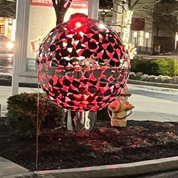 The Shops at Evergreen Walk - Ornaments are lit up