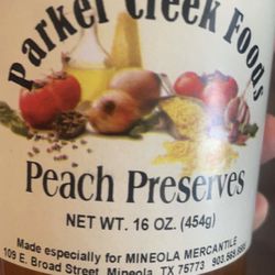 Mineola Mercantile - Peach preserves
