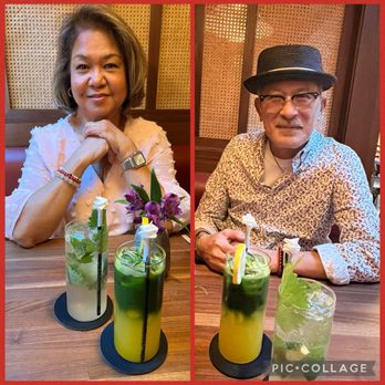 Minoru - Mocktails: Shiso Mojito & Matcha Yuzu - Japanese Near Me - Montclair, New Jersey