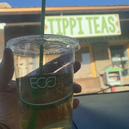 Iced green tea, don't remember the specific variety. It was decent, nothing special.