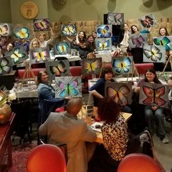 The Painted Syrah - Butterfly Painting Party at - Barnard Griffin The Kitchen, Richland, WA
