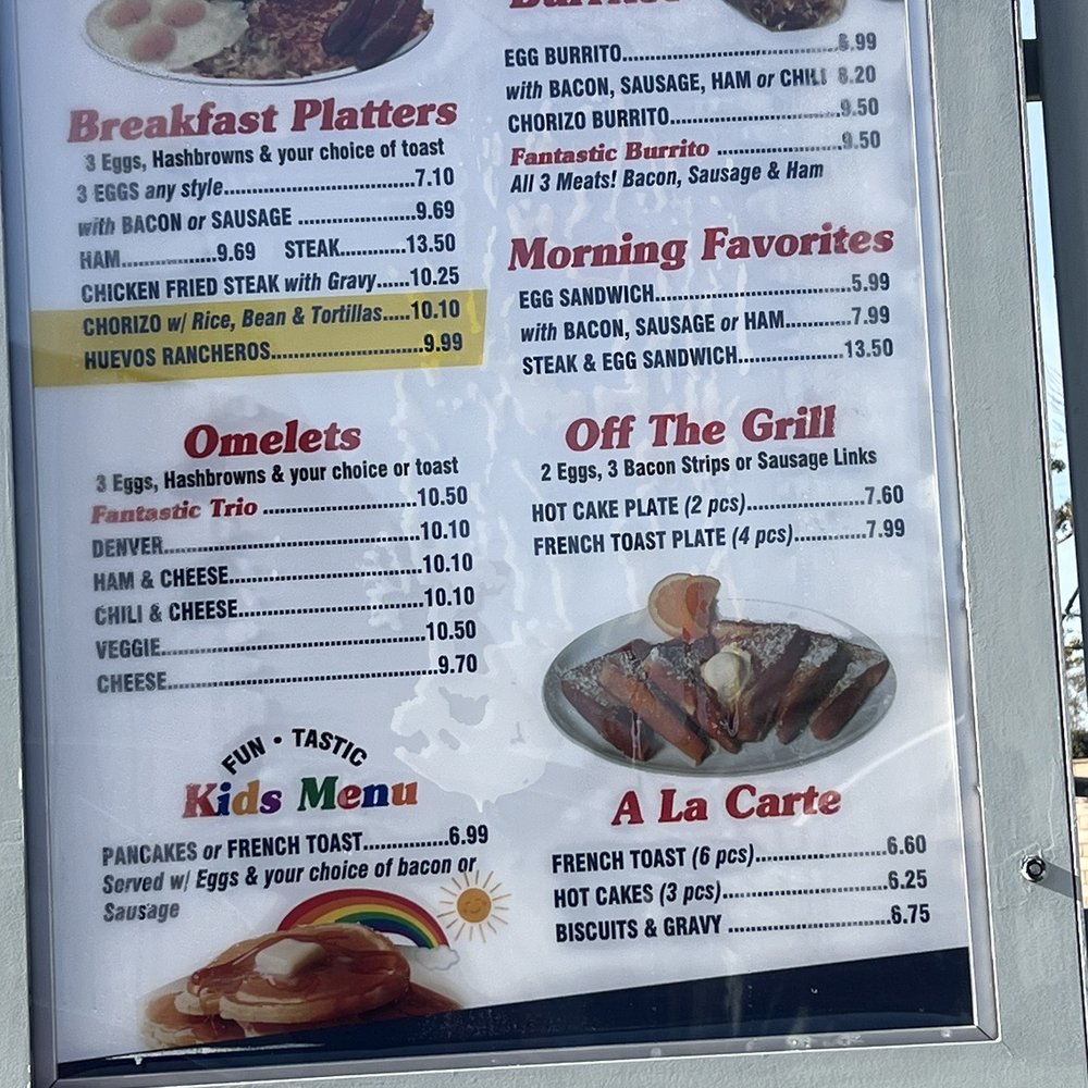 Fantastic Cafe - Menu - Cafes Near Me - Westminster, California