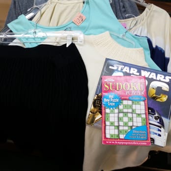 St. Christopher's Resale Shop - Today's haul: 1 skirt, 3 tops, a 2 piece jacket and pant set, and 2 books = $25 Happy shopper! - Thrift Stores Near Me - Houston, Texas St. Christopher's Resale Shop - Today's haul: 1 skirt, 3 tops, a 2 piece jacket and pant set, and 2 books = $25 Happy shopper! - Thrift Stores Near Me - Houston, Texas