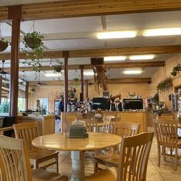 Inside the Lighthouse Center dining area.