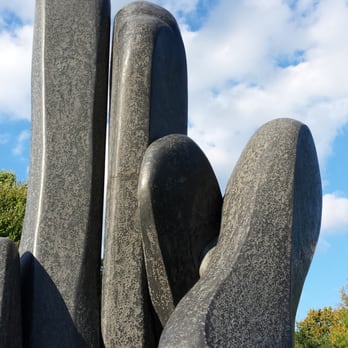 Grounds For Sculpture - One of the sculptures with a blue sky background. - Museums Near Me - Hamilton, New Jersey Grounds For Sculpture - One of the sculptures with a blue sky background. - Museums Near Me - Hamilton, New Jersey