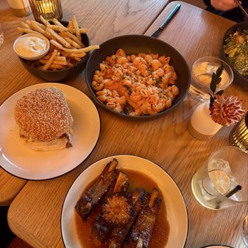 Little Ruby's Dallas - Half rack glazed pork ribs, fried chicken burger, spicy vodka pasta, truffle fries - Australian Near Me - Dallas, Texas Little Ruby's Dallas - Half rack glazed pork ribs, fried chicken burger, spicy vodka pasta, truffle fries - Australian Near Me - Dallas, Texas