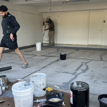 First Class Coatings - two men in a garage - Flooring Near Me - Scottsdale, Arizona