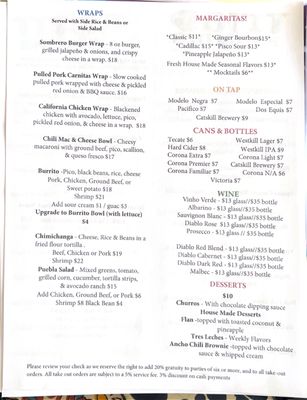 Menu photo 2 Tito Bandito's Pine Hill, NY Menu photo 2 Tito Bandito's Pine Hill, NY