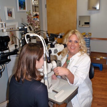 Sandra Spender - Dr. Spender with patient. - Optometrists Near Me - Palm Beach Gardens, Florida Sandra Spender - Dr. Spender with patient. - Optometrists Near Me - Palm Beach Gardens, Florida