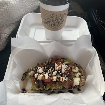 Breezeway Cafe - Dirty vanilla chai latte and Greek avocado toast - Breakfast & Brunch Near Me - Pismo Beach, California Breezeway Cafe - Dirty vanilla chai latte and Greek avocado toast - Breakfast & Brunch Near Me - Pismo Beach, California