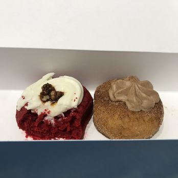 Sublime Doughnuts - We settled for 2 donuts. The red velvet was a good donut but it doesn't taste like red velvet. Same for the sweet potato. - Donuts Near Me - Atlanta, Georgia