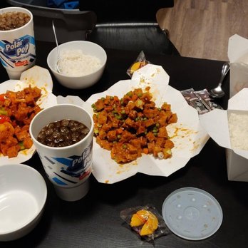 Chopstick Express - Spicy Tofu and General Tso's Tofu, requested cube tofu - Chinese Near Me - Tempe, Arizona