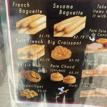 Mr Baguette - Menu outside of door April 2022. - Vietnamese Near Me - Rosemead, California