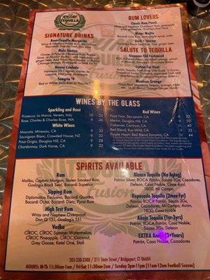 Menu photo 4 Rum And Tequilla Fusion Bridgeport, CT Menu photo 4 Rum And Tequilla Fusion Bridgeport, CT